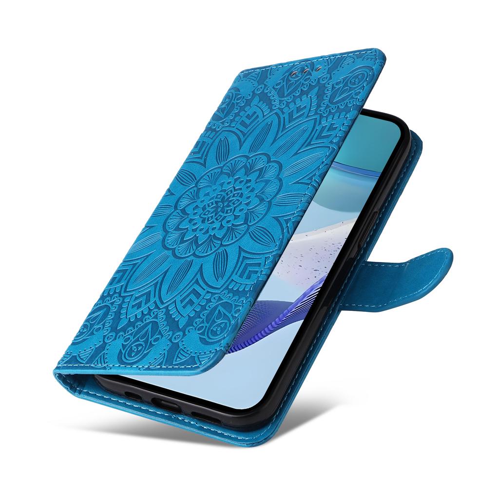 For Oppo A5 5G/4G/Realme C75 5G/C75 4G/C73 5G/C71 4G/14x 5G Case Sunflower Imprint Leather Wallet Phone Cover
