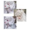 Handmade Cosplay Gothic Lolita Angel Wings Hairpin Demon Headdress Harajuku Horns Embroidery Feather Hair Clip Anime Accessories