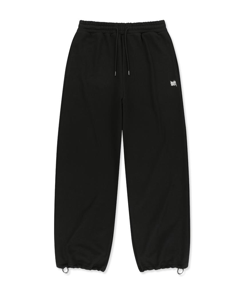 BROWNBREATH Og Tag Wide Sweat Pants - Black