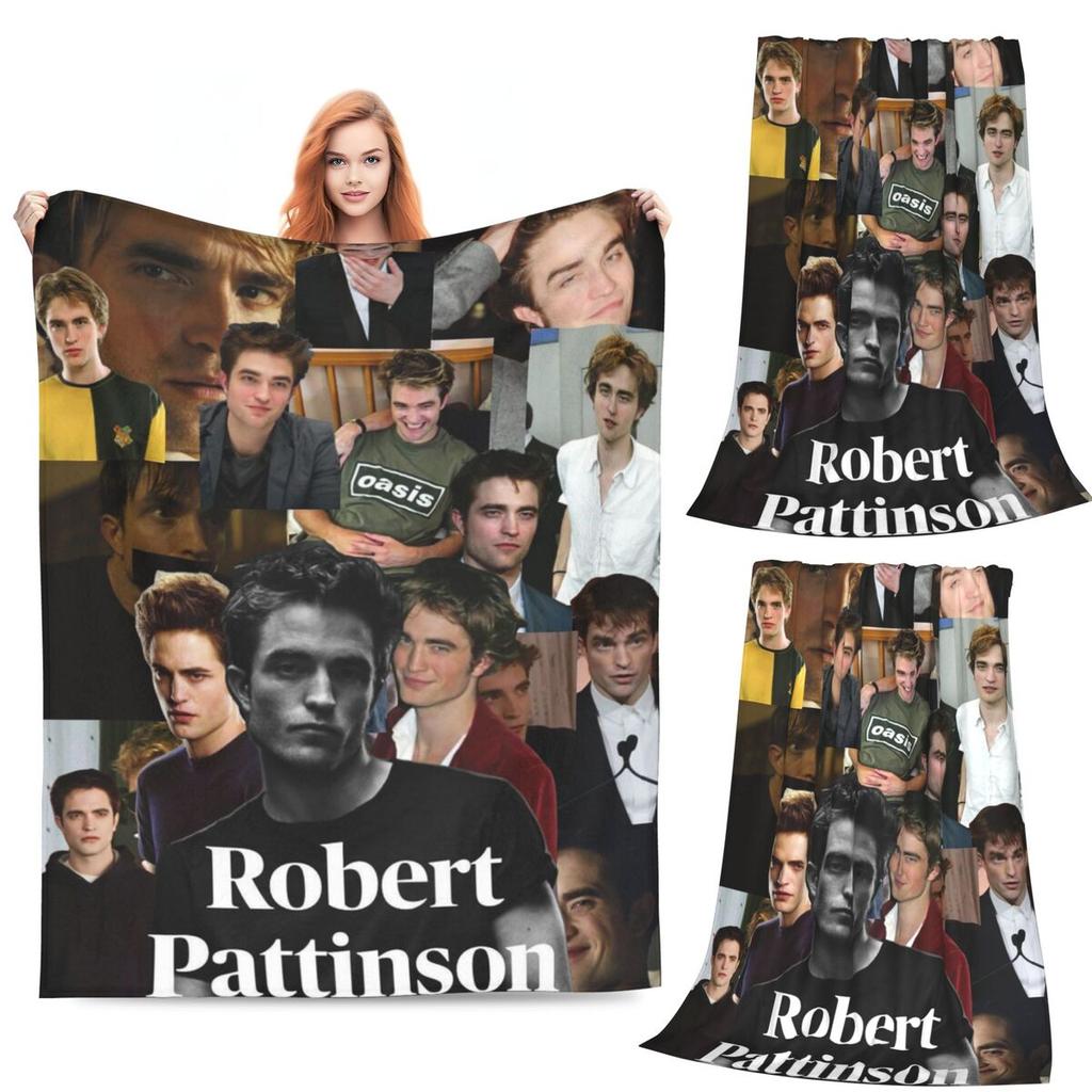 Dobry Czas Robert Pattinson Koc Polarowy Koc na Sofę Lekki do Domu Sypialni Podróży Narzuty Poszewka na Kołdrę Kołdra