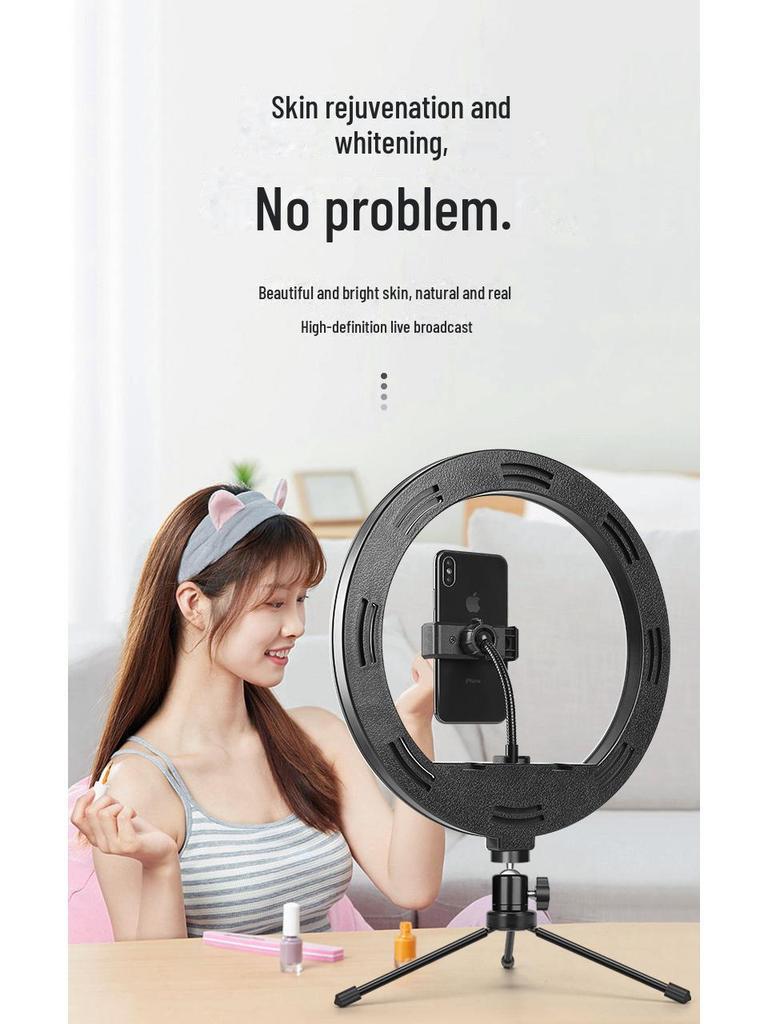 Portable Multi-Function Ring Light for Indoor Photography and Selfies