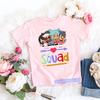 Magliette Kawaii per Bambini Divertenti Stampa Cartone Animato Mondo Toca Videogioco Maglietta per Bambini Piccoli Moda Estiva Magliette per Bambine Top Rosa