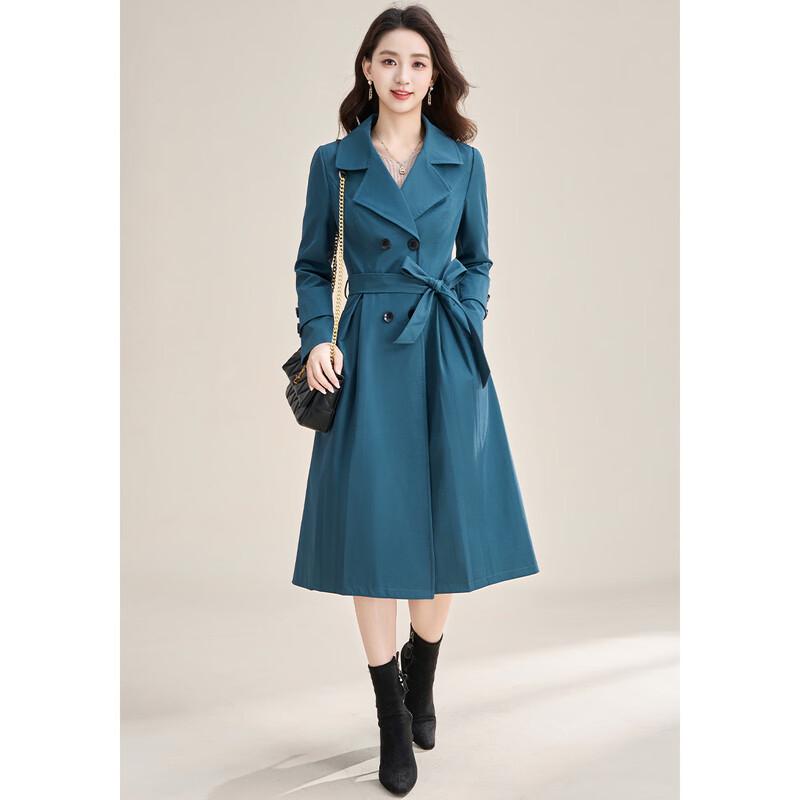 

Kebell Women s Classic Lapel Double-Breasted Trench Coat 3XL