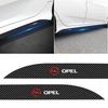 AAHA1 2pcs Car Door Side Skirt Car Body Decal Carbon Fiber Sticker For Astra J G Insignia Corsa D Vectra C Zafira a Auto Gadgets