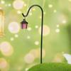 4pcs with Hooks Solar Luminous Lantern Mini Miniature Stake Lantern  Courtyard