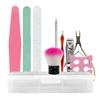 Nail Care Nail Cuticle Nail Cuticle Metal Nail Cuticle Dust Storage Set (ST TS) Set, Supplies, Care, File, Nipper, Pusher, Clippers, Clippers, Brush,