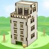 Garden Landscape Ornament Assembling Model Wooden Apartment Outland Model HX6C