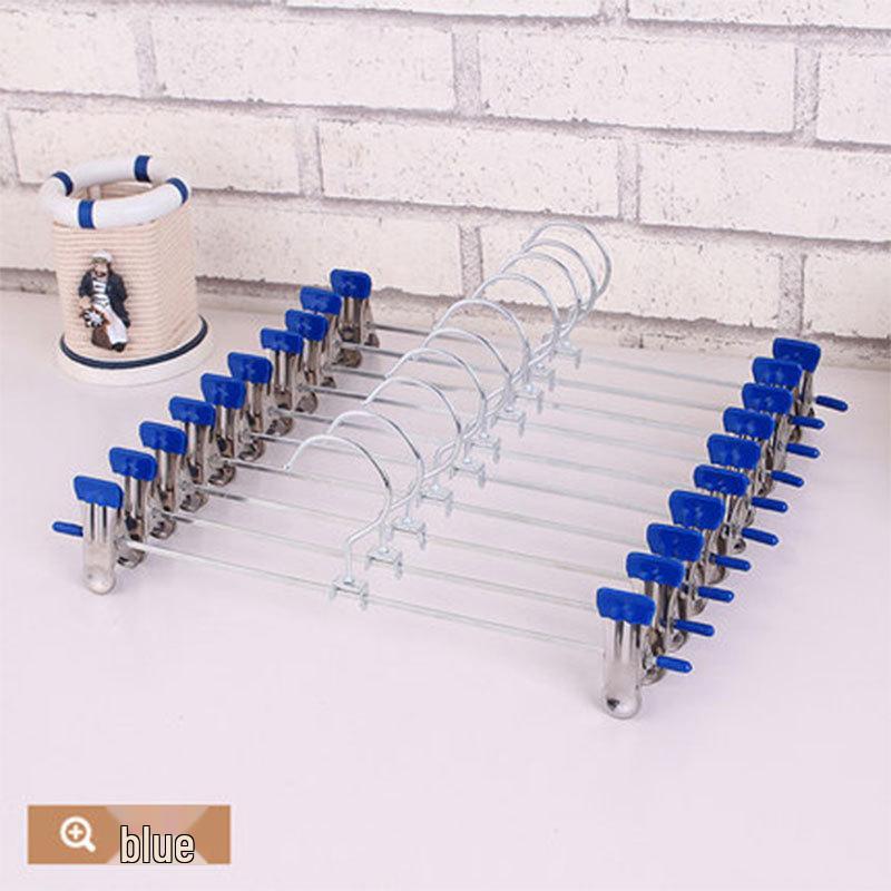 

Metal Non-Slip Pants and Skirt Hanger with Clips for Adults