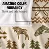 JQ Licensing Silky Log Cabin Supersoft Blanket