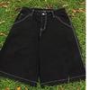 Women's Summer Hiphop Hip-hop Denim Shorts Embroidered Jeans Loose Wide-leg Jeans