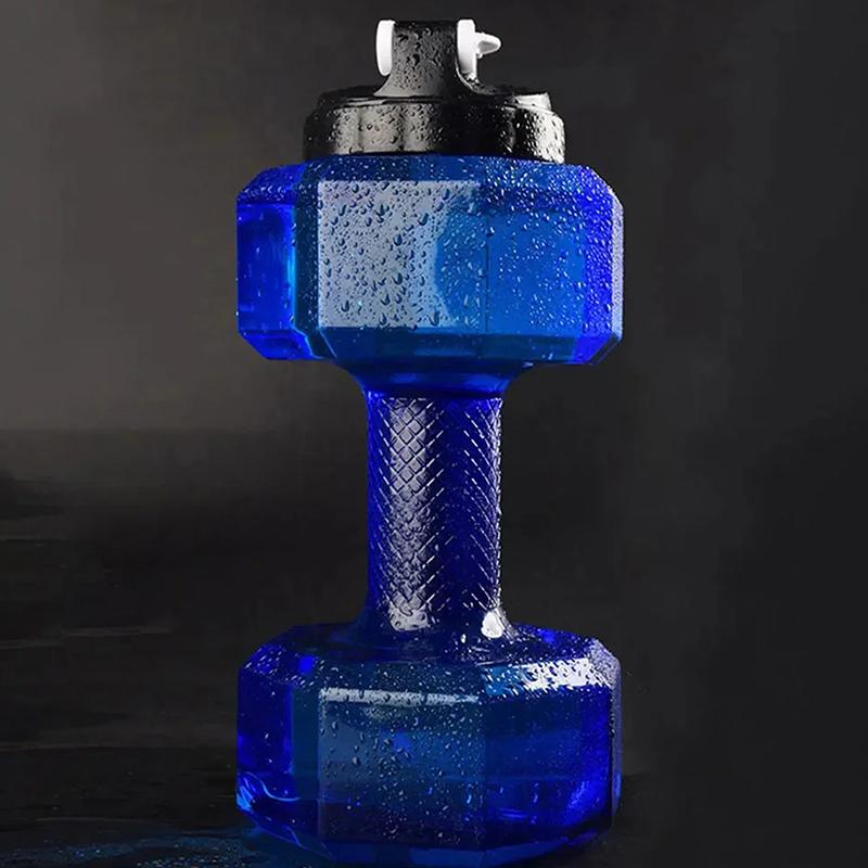 2.2L Dumbbell Shaped Kettle Sport Water Bottle Fitness Cycling Water Bottle Creative Summer Water Drinks Bottle
