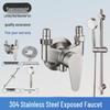 304 Stainless Steel Shower Mixer Tap for Hot and Cold Solar Water Heaters