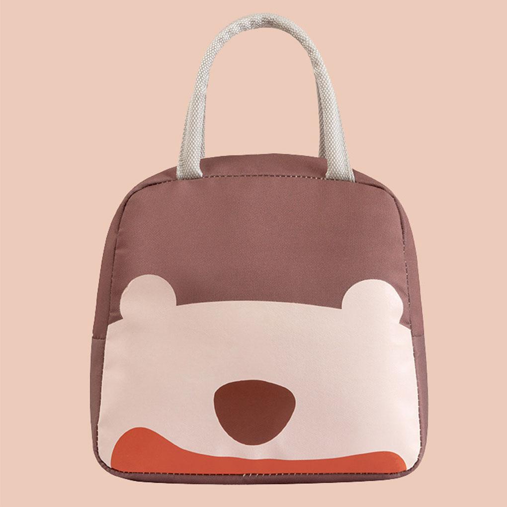 Lunch Bag Portable Waterproof Handbag Bags Insulated Container Durable Storage Cartoon Handle Household Accessories
