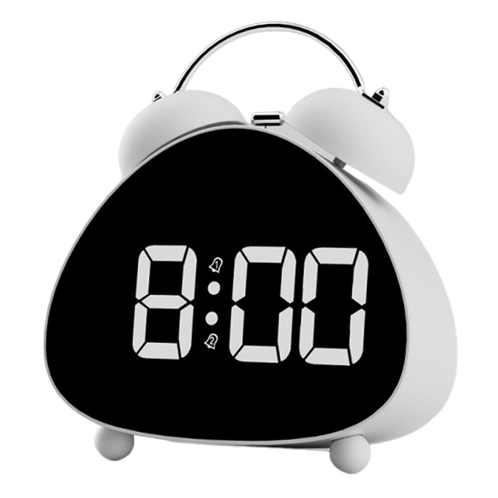 Electronic LED Alarm Clock Home Decor Time Precision, Loud Bell, Double Bell Tabletop Clock for Office Heavy Sleepers Dormitory