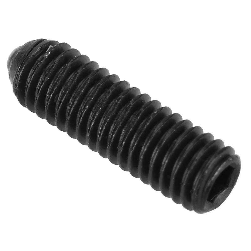 10pcs M3 Screw Thread Hex Socket Carbon Steel Ball Spring Plungers Set (M3*12)
