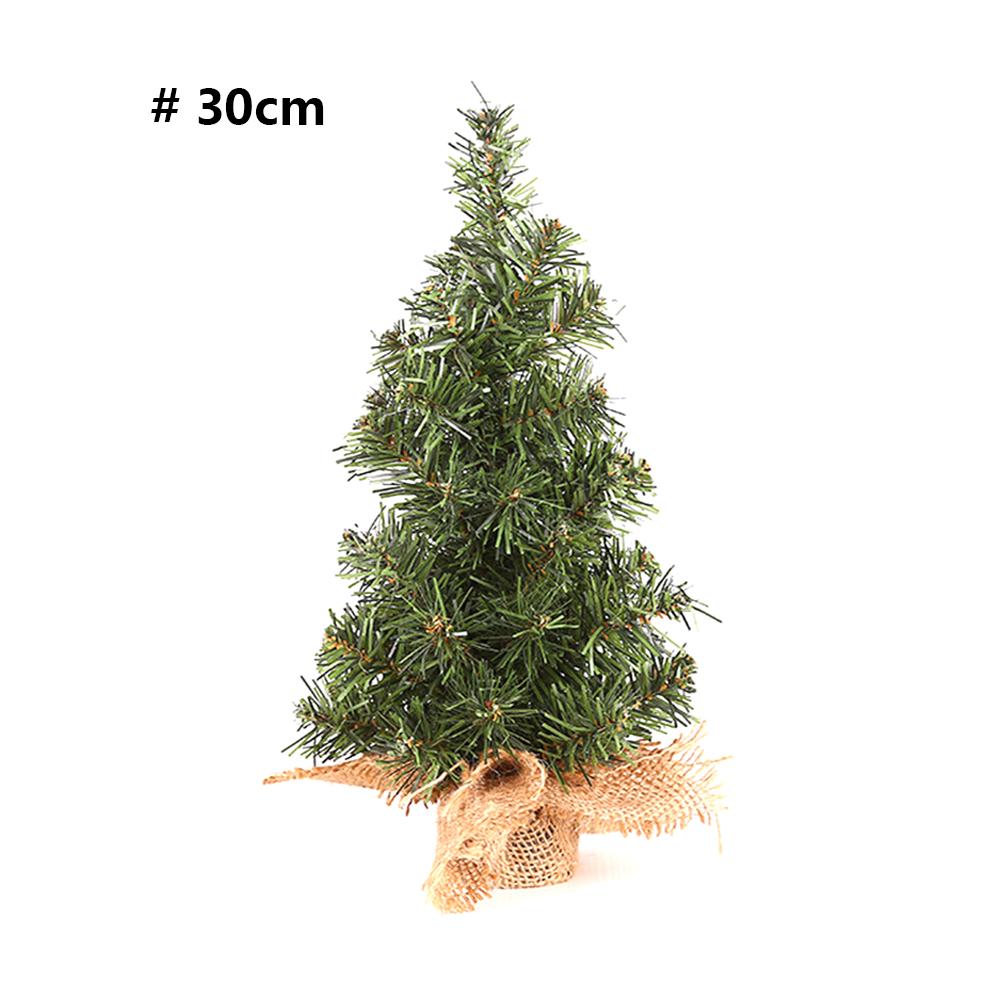 Desktop Xams Trees Ornaments Reusable Small Artificial Trees with Burlap Base Christmas Crafting Tree Decoration for Xmas Holida
