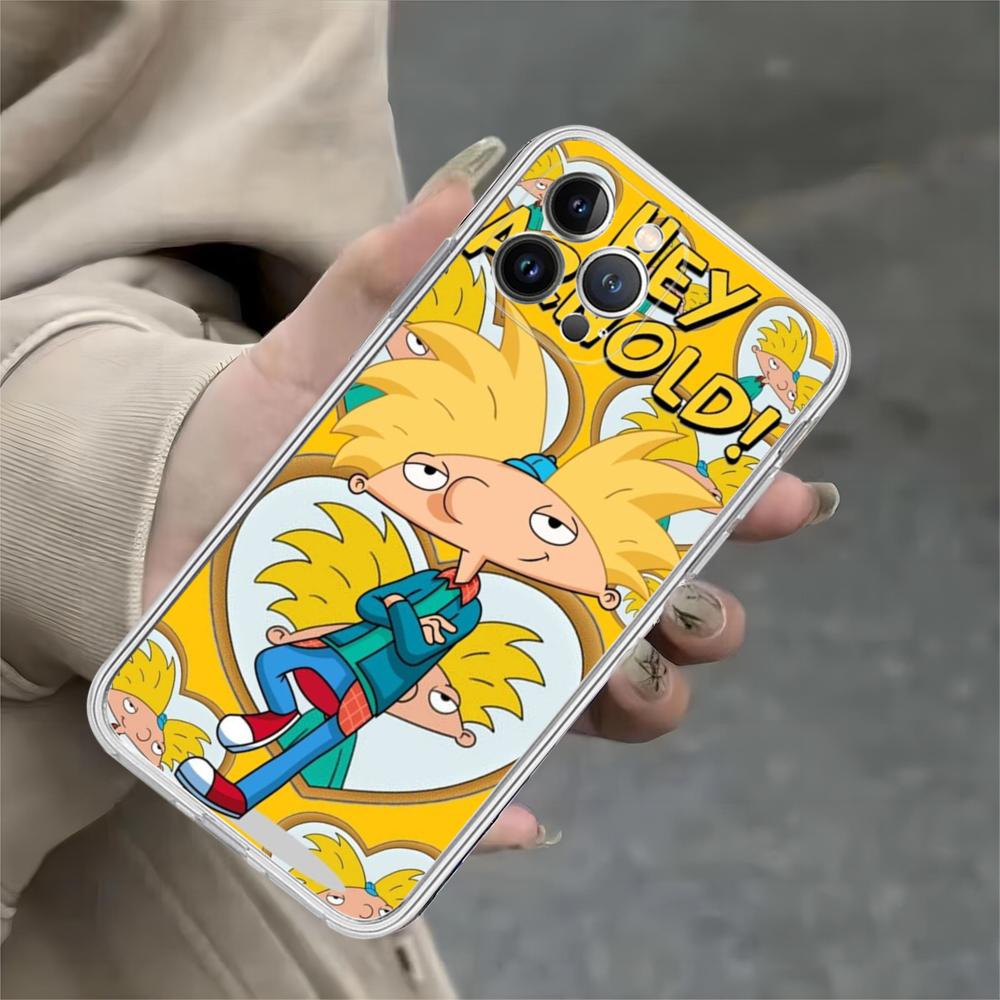 

Hey Arnolds Cartoon Phone Case For iPhone 15 14 11 12 13 Mini Pro XS Max Cover 6 7 8 Plus X XR SE 2020 Funda Shell iPhone 13 mini