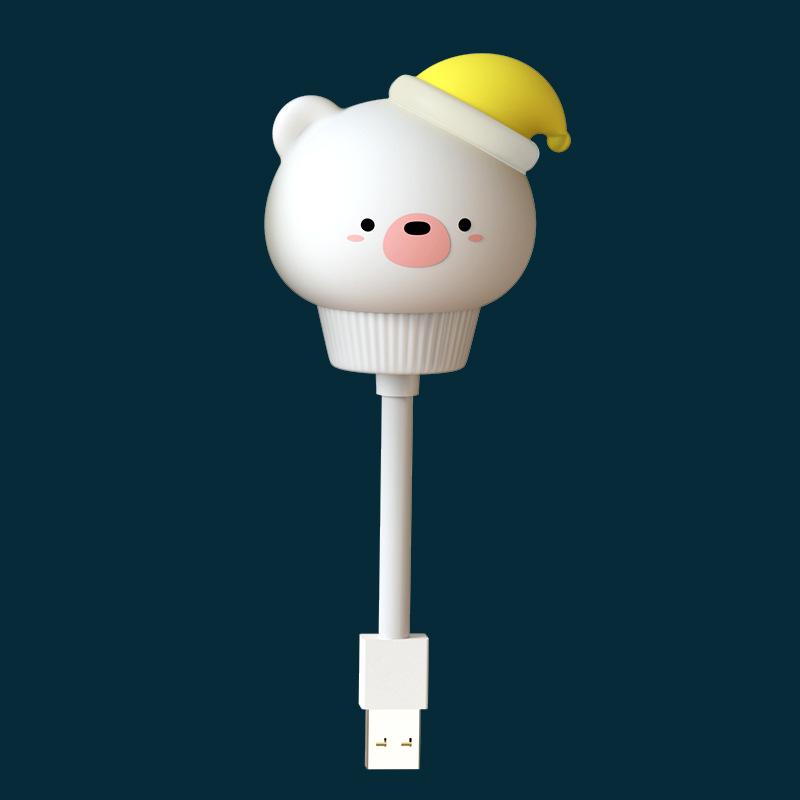 USB Voice-Controlled Dimmable Night Light for Children's Room