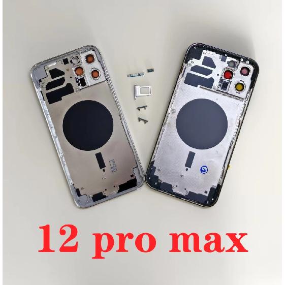 Rear Shell OEM For iPhone 13 Pro Max 12 Mini 11 SE3 14 Pro max Back Housing With Free Gifts,Back Shell Frame+Back Cover+Side Key