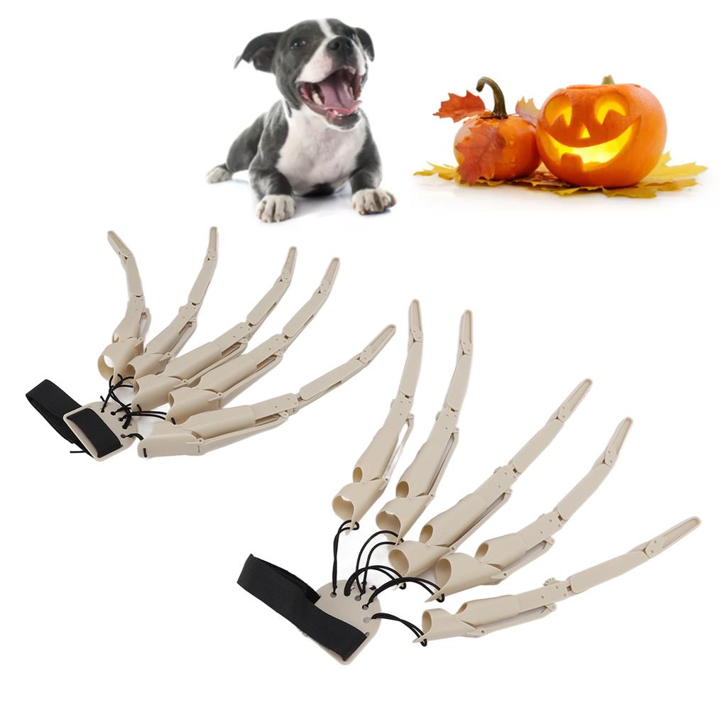 Halloween Knuckles Skeleton Hands Bone Claw Hands Outdoor Party Decoration Props