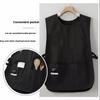 Waterproof Vest Apron Coffee Shop Cooking Aprons Oilproof Bbq Aprons With Big Pocket Kitchen Waiter Workwear Apron