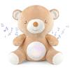 ROBOT PLAZA Sleeping Plush Toy for Ages 3 and Up, Planetarium, Melody, and Heartbeat (Teddy Bear)