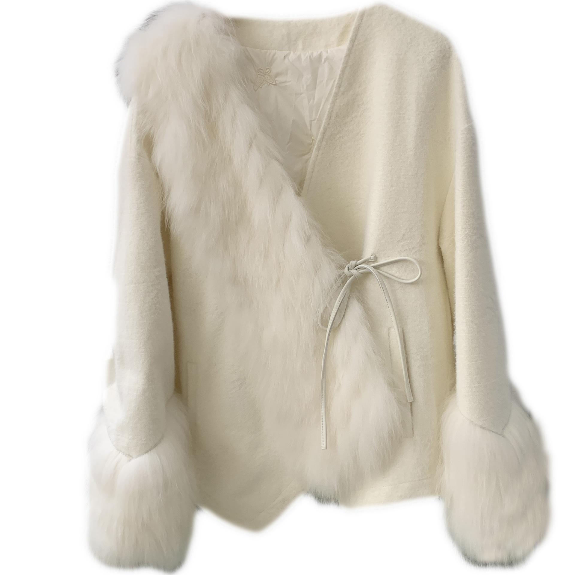 Новая меховая шуба из лисьего меха в китайском стиле — фото 5