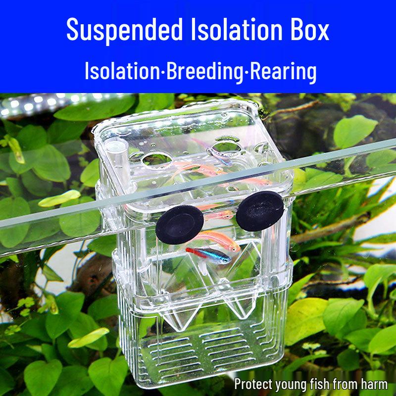 

Acrylic Betta Fry Breeding & Isolation Box for Tropical Fish Spawning Sunsun SX-13 Small