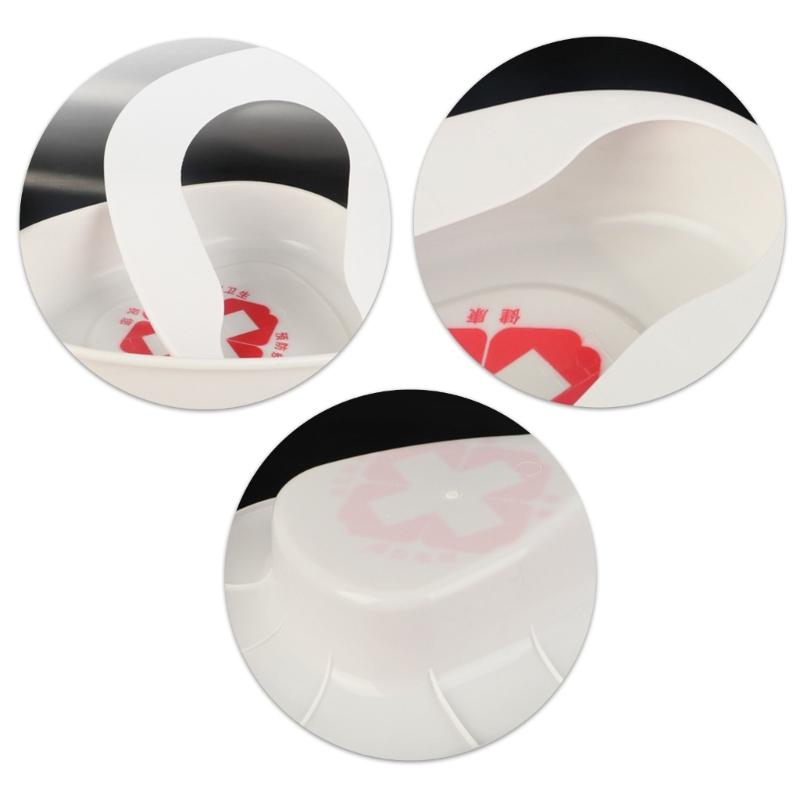 Practical Plastic Commode Chair with Ergonomic Handle for Safety Suitable for Pregnant Women and Mobility Impaired