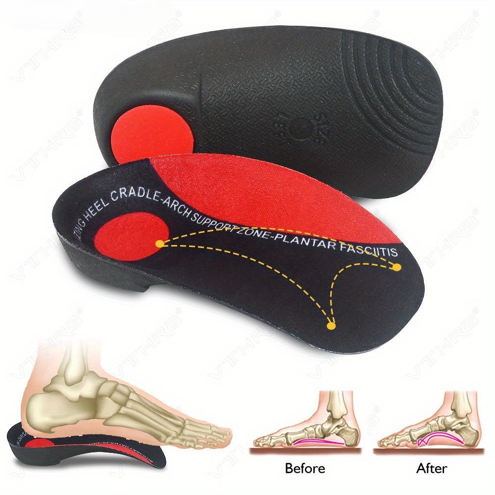 

Высокая поддержка свода стопы подошва EVA спортивные ортопедические стельки для мужчин и женщин подошвенный фасциит плоскостопие облегчение боли подушка для обуви L(44~46）