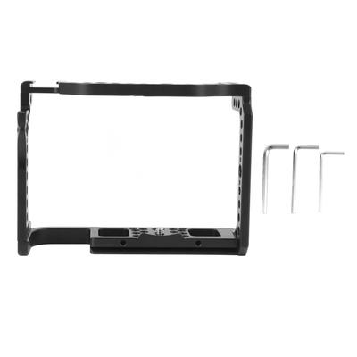 Camera Cage for EOSR Aluminum Alloy Quick Release Camera Video Rig with 14 38 Inch Screw Hole