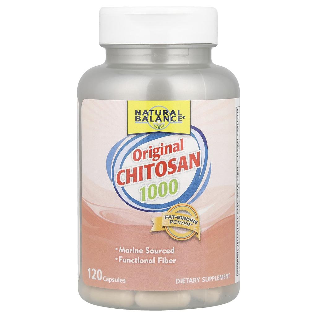 Natural Balance, Original Chitosan, 1,000mg, 120 capsules (250mg per capsule)