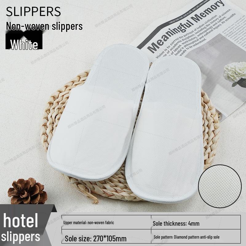 

Роскошные тапочки для гостиниц с нескользящей толстой подошвой из искусственного хлопка для гостевых домов, отелей и клубов
