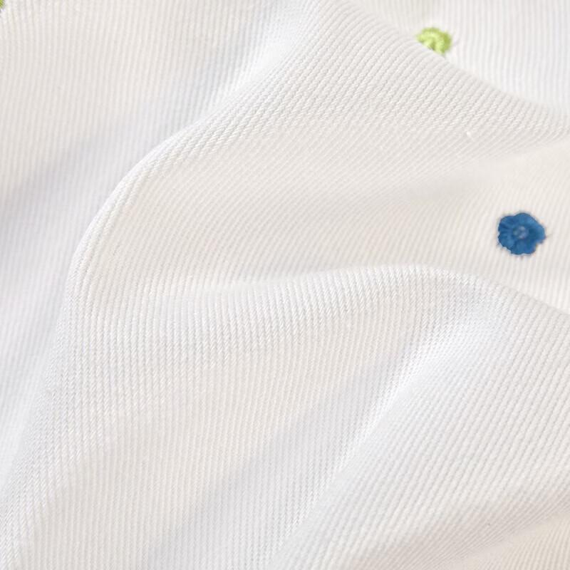 She Pool Women's Floral Embroidered High-Waisted Straight Leg Jeans