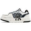 MLB Chunky Liner Kaleidoscope, Cracked, Shopping Bag Abrasion Resistant Low top Skateboard Shoes Unisex White 3ASXCA12N-50WHS(Team113-BOX)