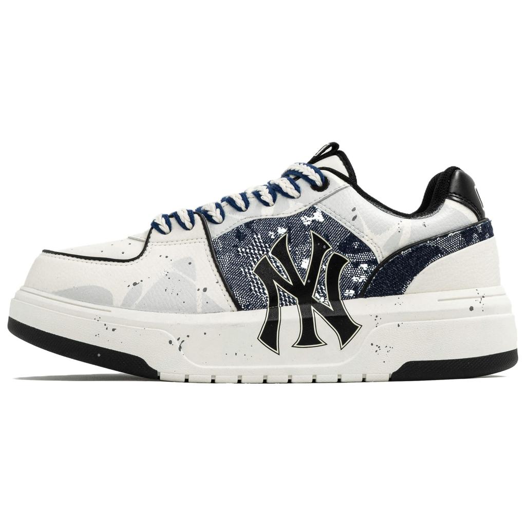 MLB Chunky Liner Kaleidoscope, Cracked, Shopping Bag Abrasion Resistant Low top Skateboard Shoes Unisex White 3ASXCA12N-50WHS(Team113-BOX)