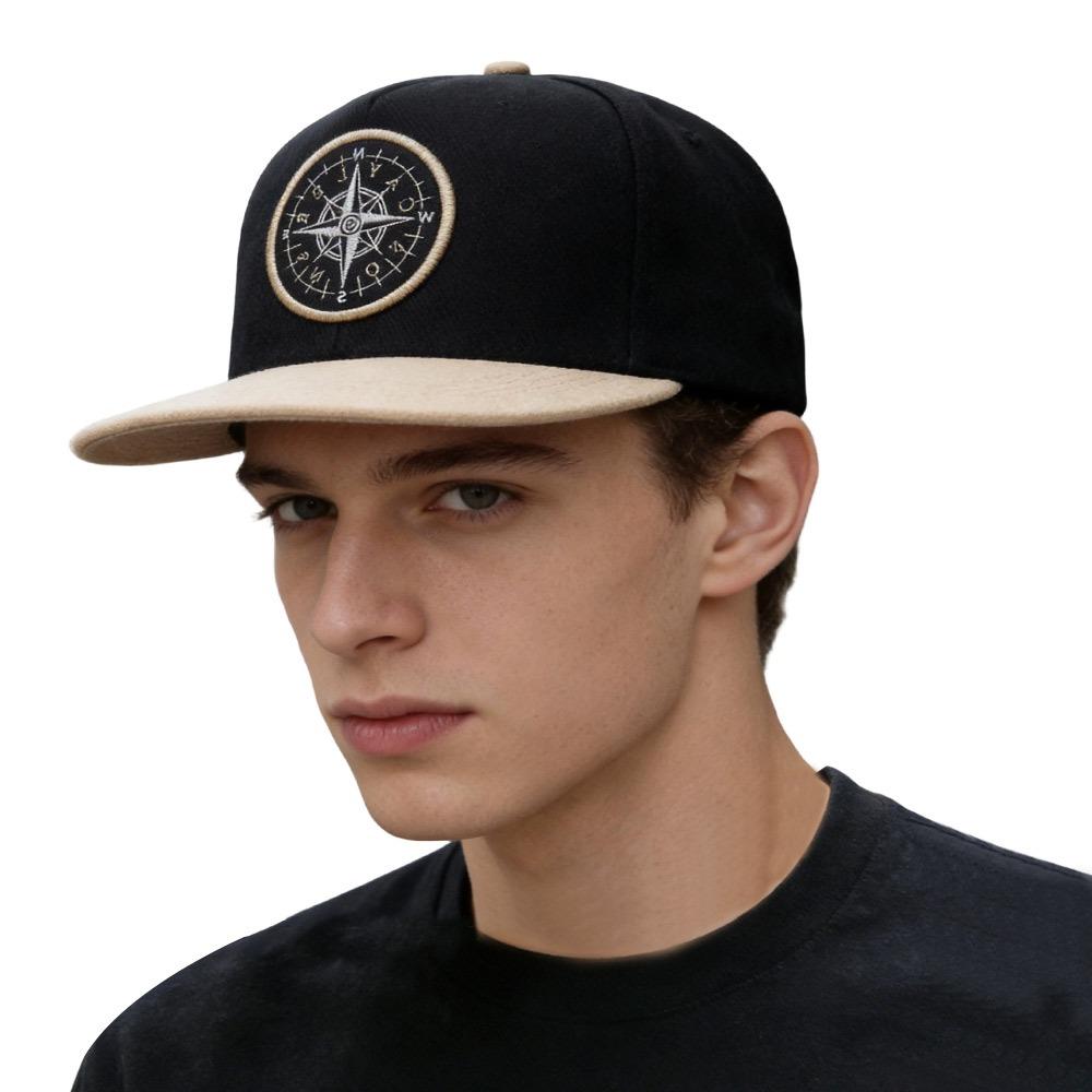 

Embroidery Hip Hop Hat Cool Snapback Hat Casual Baseball Cap for Men Women чёрный