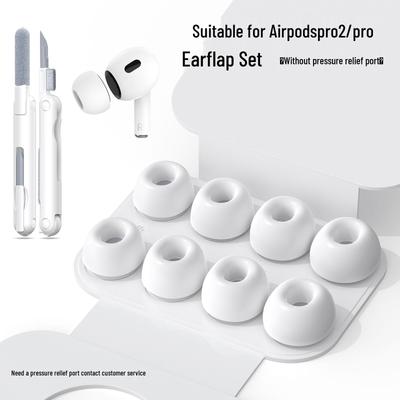 AirPods Pro 2 Earbud Covers & Cleaning Kit - Silicone Ear Caps for Apple Earphones