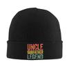 Uncle Godfather Legend   Beanie Hats  Bonnet Hats Female Male Street Y2K Gym Knitting Hat Spring Design Head Wrap Caps