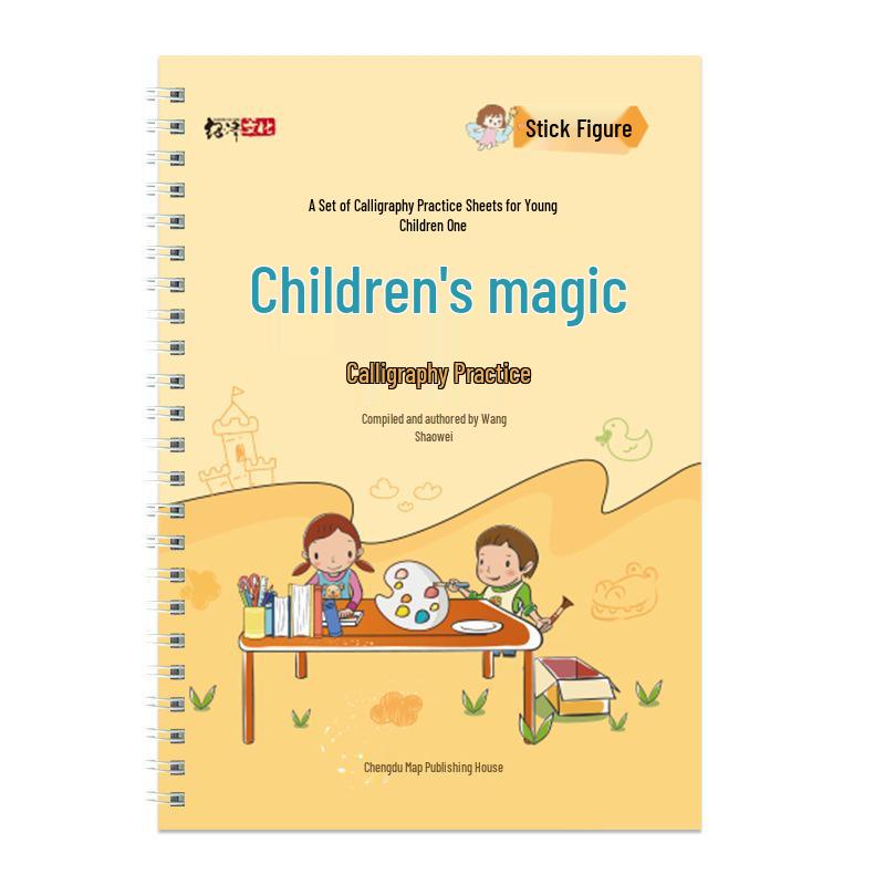 8-Book Set: Grooved Handwriting Practice for Ages 3-8 – Ideal for Toddlers, Preschoolers, and Beginners