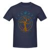 Unisex Tree Of Life Retro T Shirt Vintage Plus Size Oneck Cotton Sleeve Custom Unisex Tshirt