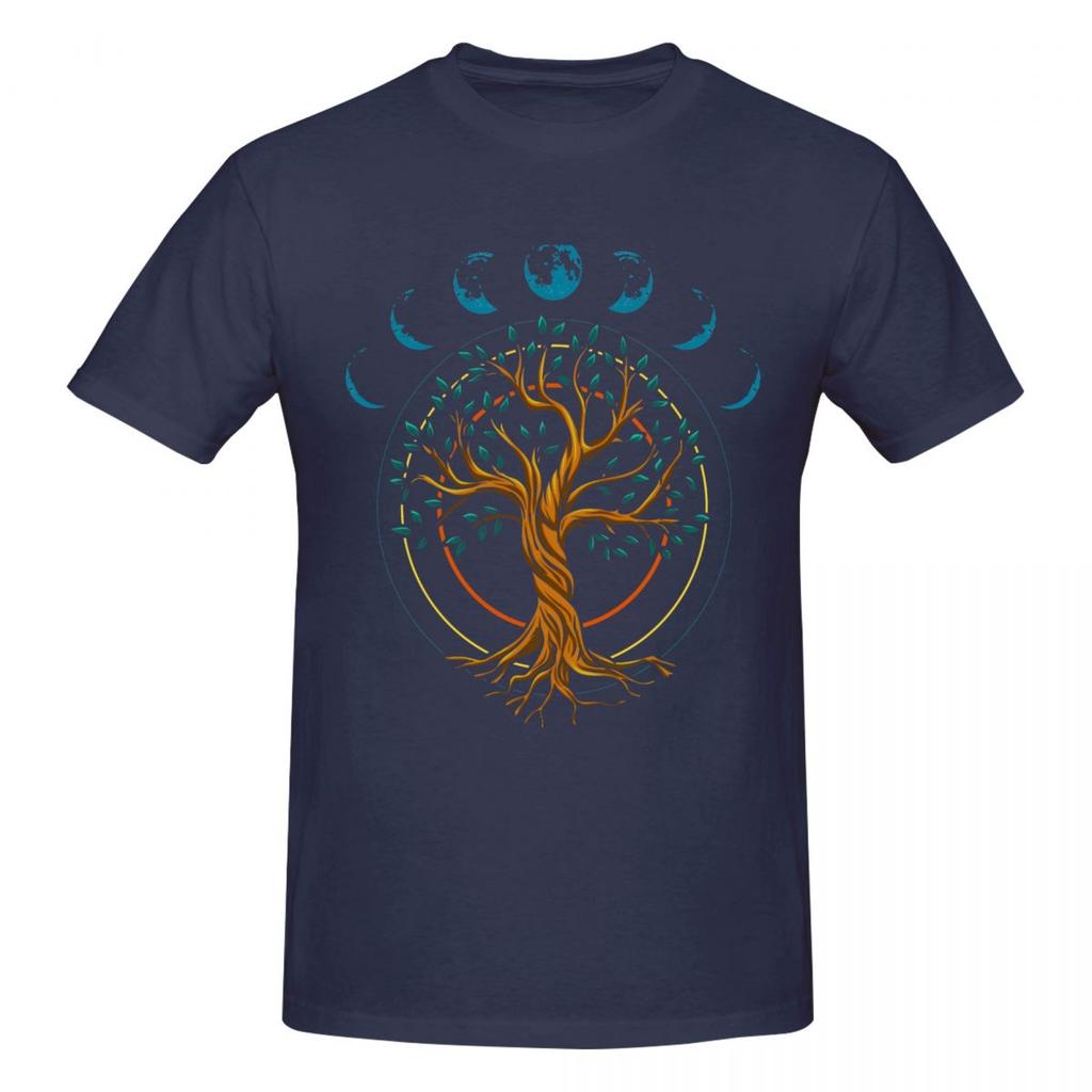 Unisex Tree Of Life Retro T Shirt Vintage Plus Size Oneck Cotton Sleeve Custom Unisex Tshirt