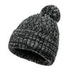 Single Layer Knit Pom Pom Beanies Colorful Winter Skull Cap Knitted Beanie Hat  Winter Season