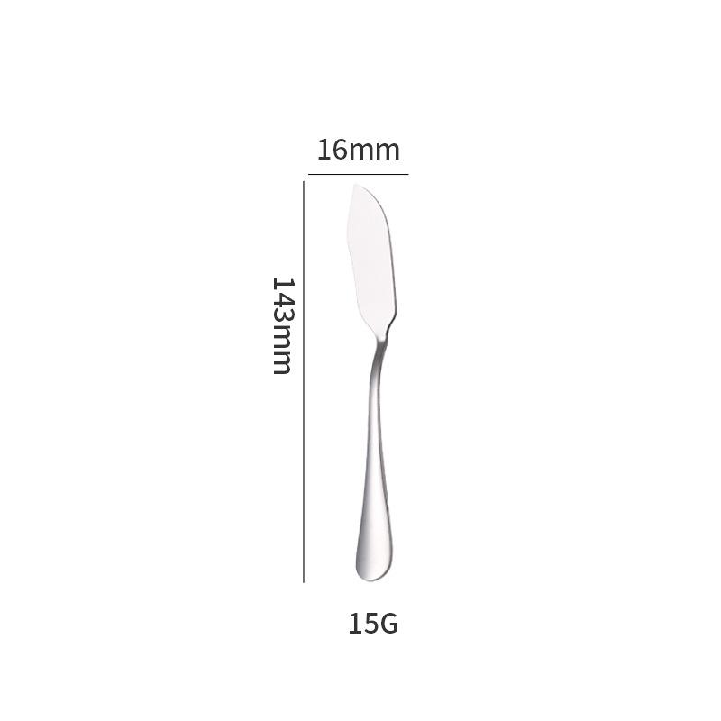 Stainless Steel Common Spoon and Fork Set Banquet Party Service Parting Colander Cake Spoon Dessert Shovel Butter Knife