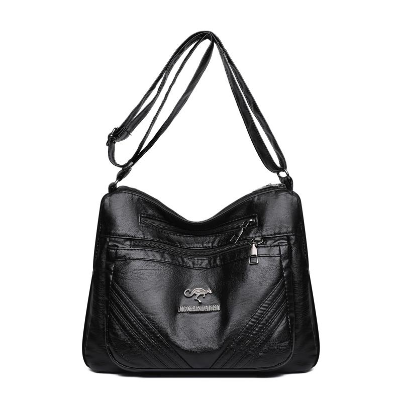 

Простая универсальная сумка через плечо с несколькими отделениями, большой вместимости, для мам среднего и пожилого возраста