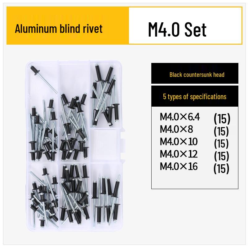 Stainless Steel Countersunk Flat Head Aluminum Open-End Pop Rivet for Decoration