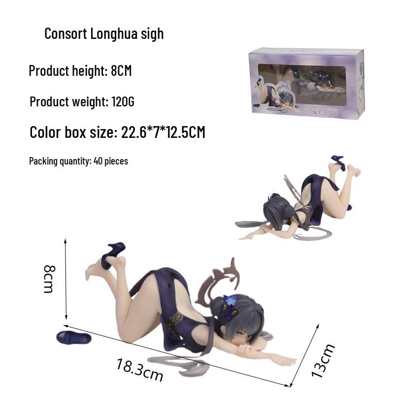 

Фэй Саки Стоящая на коленях Аниме Фигурка Украшение - Двумерная Настольная Модель Подарок