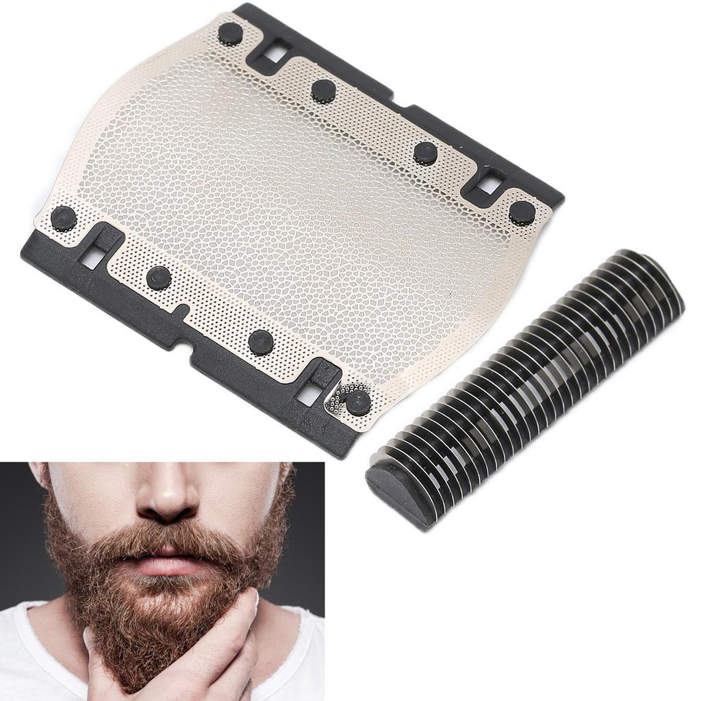 Shaver Foil Screen No Irritation Ultra Thin Wear Resistant Replacement Shaver Foil Screen with Shaver Head for 5S