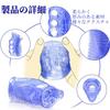 Orirya Masturbator Repeatable Washable Masturbator Penetrating Sex Toy Adult Goods for Men Made of Soft TPE Masturbator Onahole with 3 Finger Holes