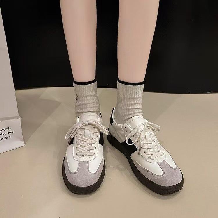 Flat-soled sports shoes New summer outer wear casual shoes Low-top board shoes German training shoes